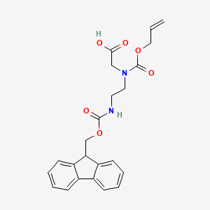 molecular formula C23H24N2O6 B6316587 Alloc-Aeg(Fmoc)-OH CAS No. 570383-98-1