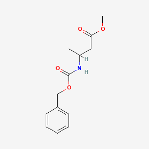 molecular formula C13H17NO4 B6316597 Methyl 3-(Cbz-amino)butanoate CAS No. 121054-27-1