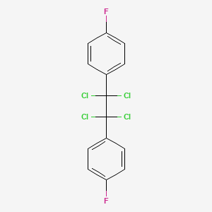 molecular formula C14H8Cl4F2 B6316619 1,2-Bis(4-fluorophenyl)tetrachloroethane CAS No. 565-04-8