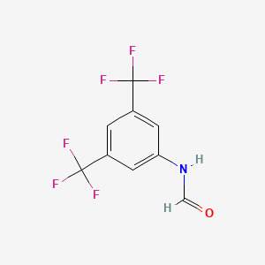 molecular formula C9H5F6NO B6316622 N-[3,5-双（三氟甲基）苯基]甲酰胺 CAS No. 2356-36-7