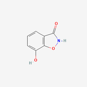 molecular formula C7H5NO3 B6316626 Benzo[d]isoxazole-3,7-diol, 95% CAS No. 855996-67-7