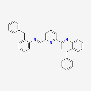 molecular formula C35H31N3 B6316668 2,6-Bis[1-(N-2-benzylphenylimino)ethyl]pyridine CAS No. 442858-40-4