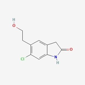 6-Chloro-5-(2-hydroxyethyl)indolin-2-one