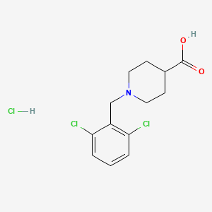 1-(2,6-Dichlorobenzyl)piperidine-4-carboxylic acid hydrochloride