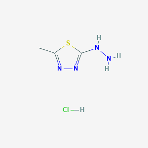 2-Hydrazinyl-5-methyl-1,3,4-thiadiazole hydrochloride