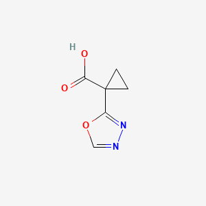 1-(1,3,4-Oxadiazol-2-yl)cyclopropanecarboxylic acid