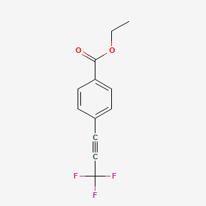 Ethyl 4-(3,3,3-trifluoroprop-1-yn-1-yl)benzoate