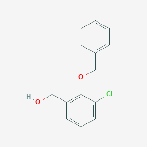 molecular formula C14H13ClO2 B6316794 [2-(Benzyloxy)-3-chlorophenyl]methanol CAS No. 1565469-52-4