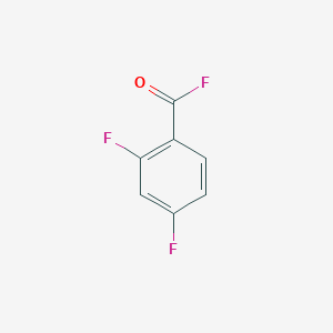 molecular formula C7H3F3O B6316838 2,4-Difluorobenzoyl fluoride, 99% CAS No. 67640-39-5