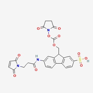 molecular formula C26H21N3O11S B6316843 Mal-fms-nhs CAS No. 777861-69-5