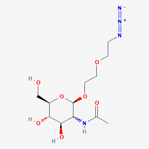 molecular formula C12H22N4O7 B6316849 2-(2-Azidoethoxy)ethyl-2-acetamido-2-deoxy-beta-D-glucopyranoside CAS No. 338971-32-7