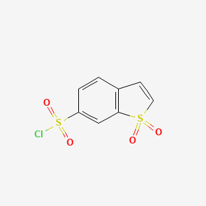1,1-Dioxo-1H-benzo[b]thiophene-6-sulfonyl chloride, 95%