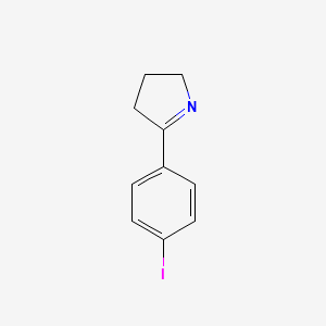 3,4-Dihydro-5-(4-iodophenyl)-2H-pyrrole