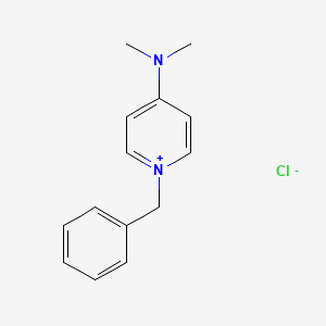 molecular formula C14H17ClN2 B6316922 1-(Benzyl)-4-(dimethylamino)pyridinium chloride, 98% CAS No. 81397-58-2