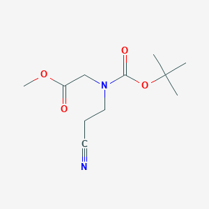 N-Boc-N-(2-Cyanoethyl)glycine methyl ester