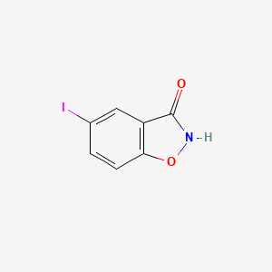 molecular formula C7H4INO2 B6316952 5-Iodo-benzo[d]isoxazol-3-ol, 95% CAS No. 855996-68-8