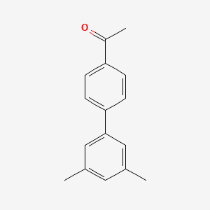 molecular formula C16H16O B6316983 1-(3',5'-Dimethyl-[1,1'-biphenyl]-4-yl)ethanone CAS No. 677022-27-4