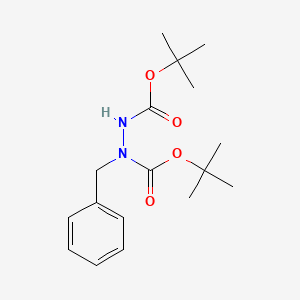 molecular formula C17H26N2O4 B6316995 Di-tert-butyl 1-benzylhydrazine-1,2-dicarboxylate CAS No. 185456-43-3