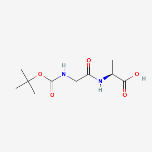 molecular formula C10H18N2O5 B6316998 Boc-Gly-Ala-OH CAS No. 42291-52-1