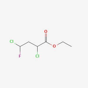 molecular formula C6H9Cl2FO2 B6317048 Ethyl 2,4-dichloro-4-fluorobutyrate, 98% CAS No. 77147-45-6