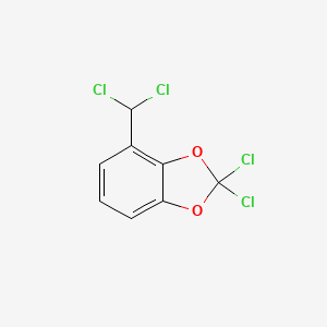 molecular formula C8H4Cl4O2 B6317064 2,2-Dichloro-4-dichloromethyl-1,3-benzodioxole CAS No. 149045-76-1