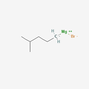 molecular formula C6H13BrMg B6317085 4-Methylpentylmagnesium bromide, 0.50 M in THF CAS No. 7429-94-9