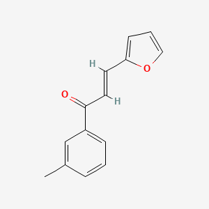 molecular formula C14H12O2 B6317108 (2E)-3-(Furan-2-yl)-1-(3-methylphenyl)prop-2-en-1-one CAS No. 952586-72-0