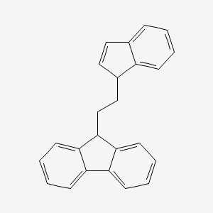 molecular formula C24H20 B6317126 1-(Fluoren-9-yl)-2-(inden-1-yl)-ethane CAS No. 156323-18-1