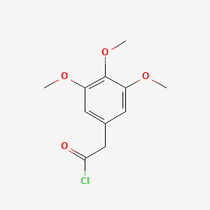 molecular formula C11H13ClO4 B6317212 2-(3,4,5-Trimethoxyphenyl)acetyl chloride CAS No. 39053-78-6