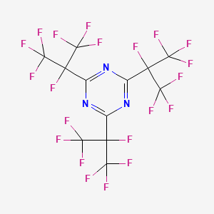 2,4,6-Tris[1,2,2,2-tetrafluoro-1-(trifluoromethyl)ethyl]- 1,3,5-triazine