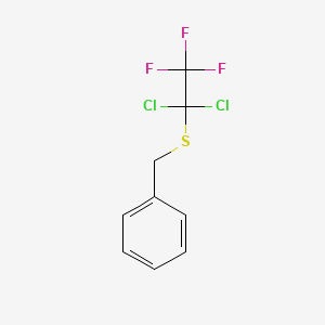 molecular formula C9H7Cl2F3S B6317343 Benzyl 1,1-dichloro-2,2,2-trifluoroethyl sulfide CAS No. 103624-51-7