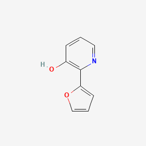 molecular formula C9H7NO2 B6317436 2-(Furan-2-yl)-3-hydroxypyridine, 95% CAS No. 380849-28-5