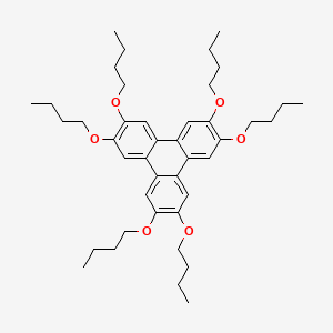 molecular formula C42H60O6 B6317525 2,3,6,7,10,11-Hexabutoxytriphenylene, 98% CAS No. 70351-85-8
