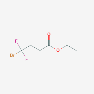 molecular formula C6H9BrF2O2 B6317539 Ethyl 4-bromo-4,4-difluorobutyrate, 97% CAS No. 147345-35-5