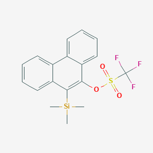 molecular formula C18H17F3O3SSi B6317561 10-Trimethylsilyl-9-phenanthryl triflate CAS No. 252054-91-4
