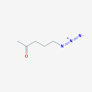 molecular formula C5H9N3O B6317586 5-Azido-2-pentanone CAS No. 84702-73-8