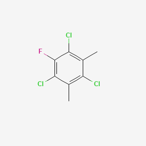 molecular formula C8H6Cl3F B6317609 5-Fluoro-2,4,6-trichloro-m-xylene CAS No. 1027600-16-3