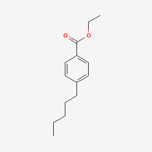 molecular formula C14H20O2 B6317625 4-Pentylbenzoic acid ethyl ester, 97% CAS No. 475208-89-0