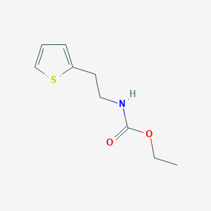 molecular formula C9H13NO2S B6317636 Ethyl (2-(thiophen-2-yl)ethyl)carbamate CAS No. 93241-88-4