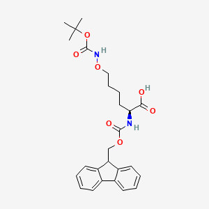 molecular formula C26H32N2O7 B6317648 (S)-Fmoc-AAHA(Boc)-OH CAS No. 357278-11-6