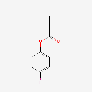 molecular formula C11H13FO2 B6317736 4-Fluorophenyl pivalate CAS No. 183280-13-9