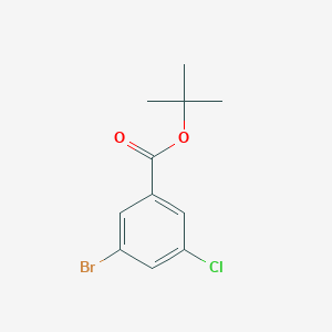 molecular formula C11H12BrClO2 B6317894 tert-Butyl 3-bromo-5-chlorobenzoate CAS No. 1870857-76-3