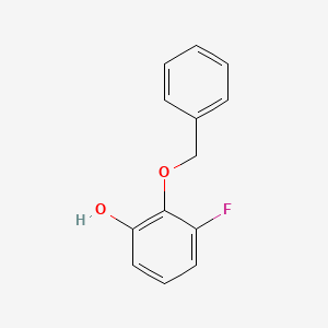 molecular formula C13H11FO2 B6317949 2-(Benzyloxy)-3-fluorophenol CAS No. 148872-80-4