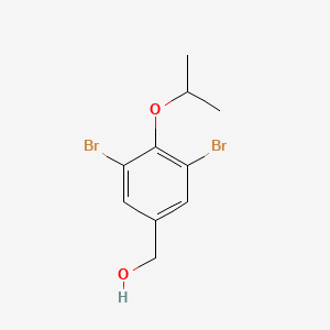 [3,5-Dibromo-4-(propan-2-yloxy)phenyl]methanol