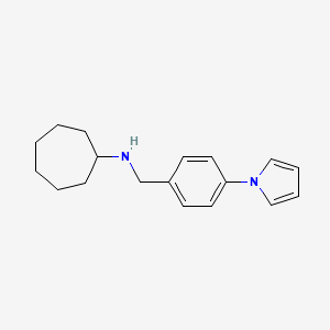 Cycloheptyl-(4-pyrrol-1-yl-benzyl)-amine, 95%