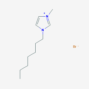 molecular formula C11H21BrN2 B6318035 1-庚基-3-甲基咪唑鎓溴；99% CAS No. 343851-32-1