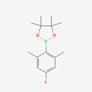 molecular formula C14H20BFO2 B6318110 2,6-Dimethyl-4-fluorophenylboronic acid pinacol ester CAS No. 2121512-41-0
