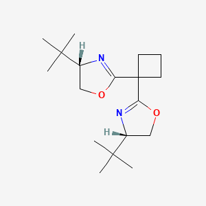 (4S,4'S)-2,2'-Cyclobutylidenebis[4,5-dihydro-4-t-butyloxazole], 95%
