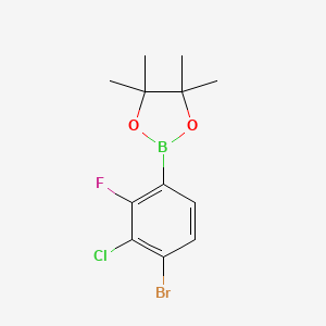 4-Bromo-3-chloro-2-fluorophenylboronic acid pinacol ester