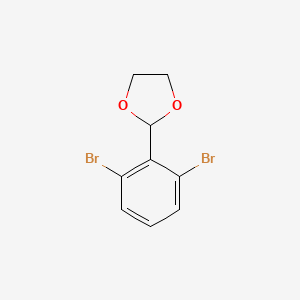 molecular formula C9H8Br2O2 B6318176 2-(2,6-二溴苯基)-1,3-二氧戊环 CAS No. 331714-62-6